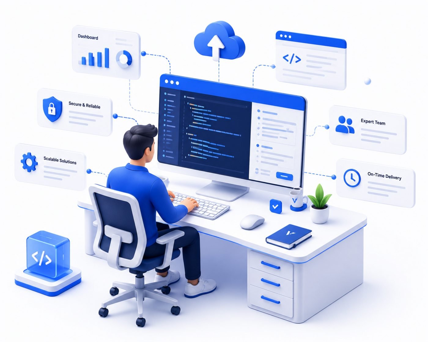 Vertex Solutions engineer at work